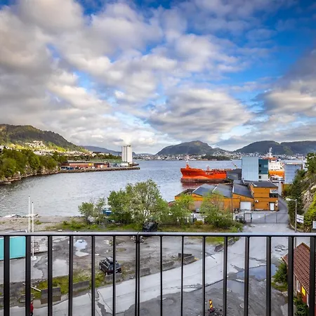 Apartament Luxurious Seafront W/free Parking Bergen